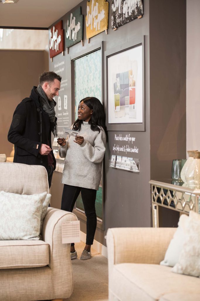 Large furniture retailer showroom photography Manchester