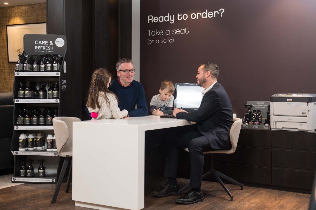 furniture showroom photography Manchester