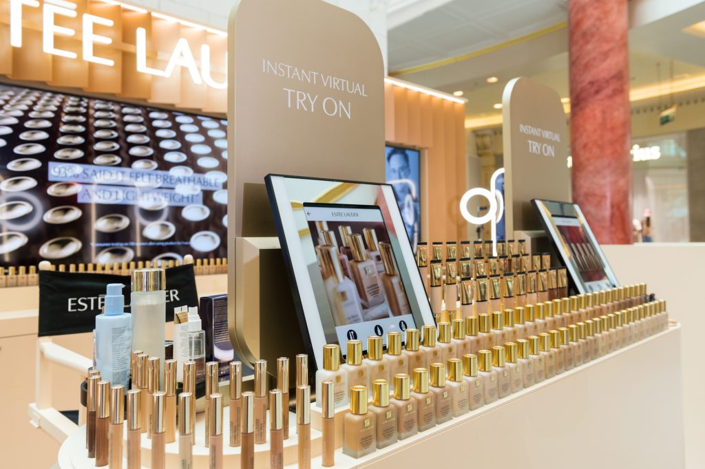beauty brand stand product photography Manchester Trafford Centre
